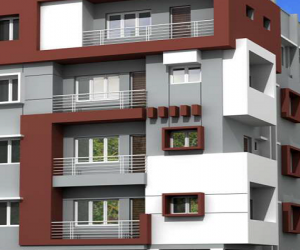 2 BHK  1170 Sqft Apartment for sale in  Keerthi Constructions JC Keerthi Arcade in Cox Town