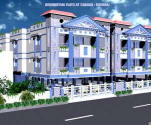 2 BHK  850 Sqft Apartment for sale in  Brownstone T Nagar in T Nagar