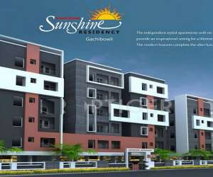 2 BHK  1100 Sqft Apartment for sale in  Shanta Sunshine Residency in Gachibowli