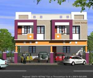 2 BHK  850 Sqft Apartment for sale in  Zenith Nethaji in Thiruvanmiyur