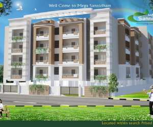 3 BHK  1450 Sqft Apartment for sale in  Mega Sannidhanam in Prashanth Nagar